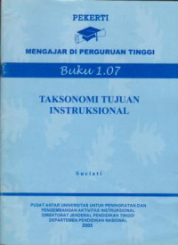 Taksanomi Tujuan Intruksional